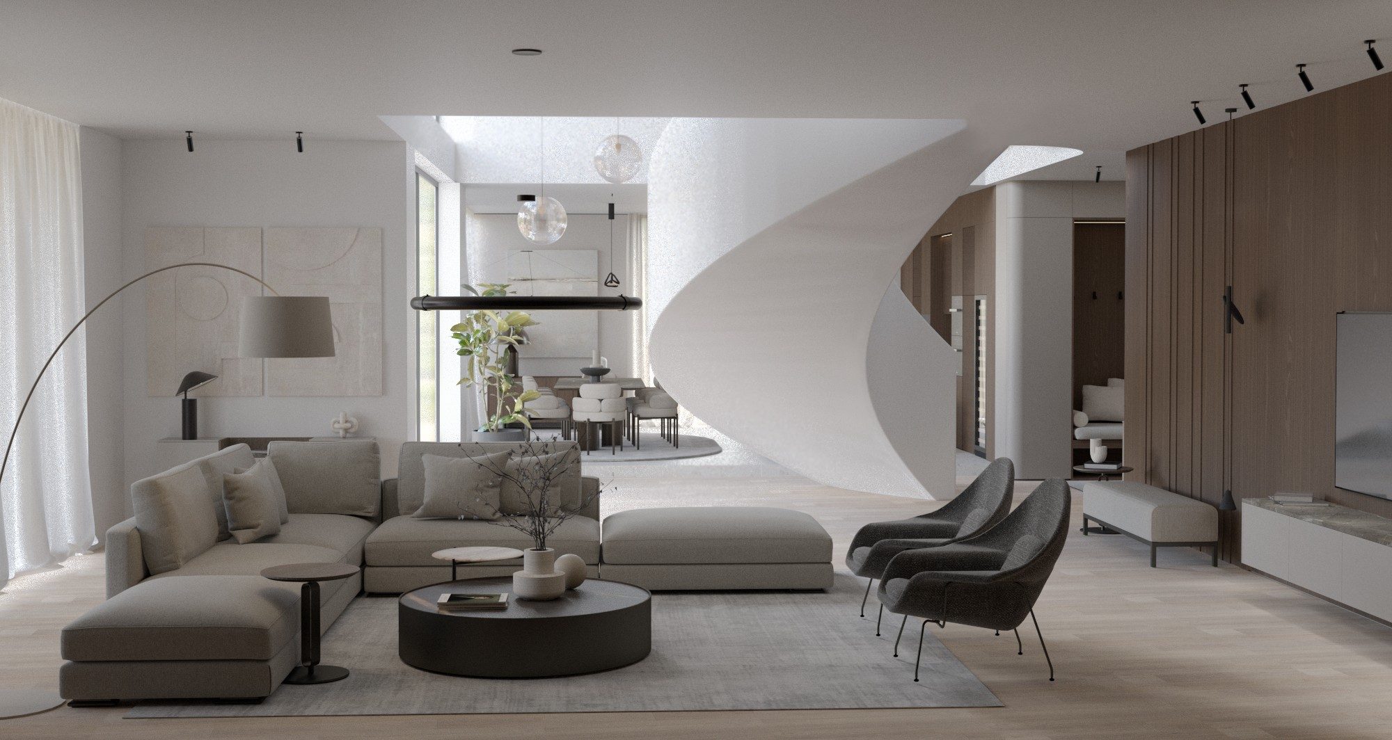 Neiss Bucher Architekten — Innenraum EFH Gockhausen
