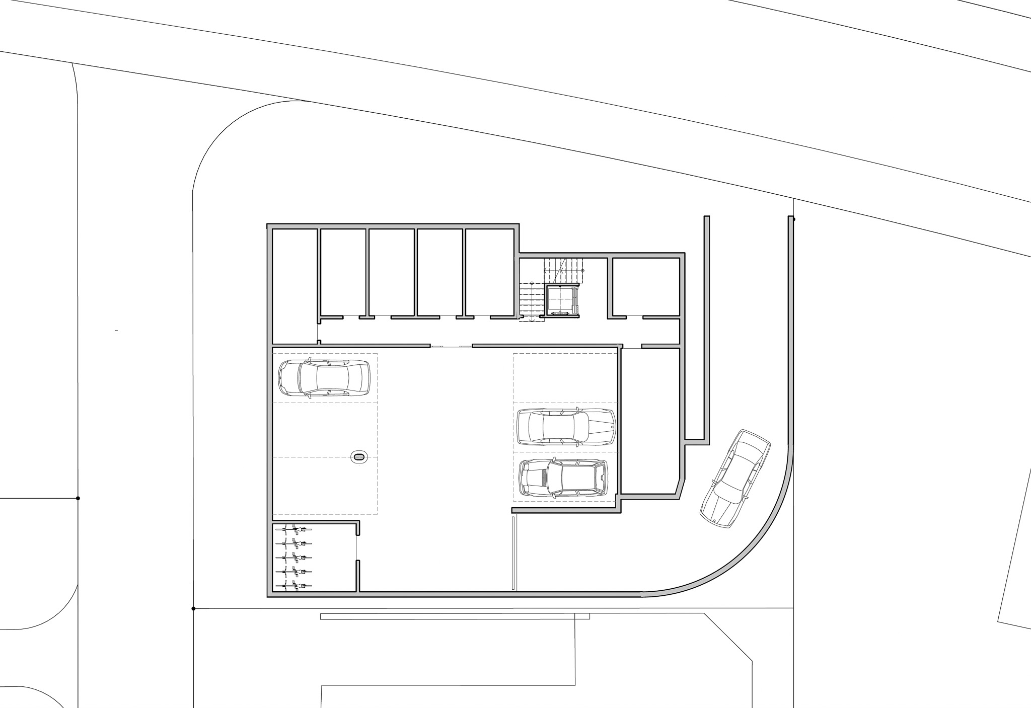 MFH Witikon II — Grundriss Untergeschoss