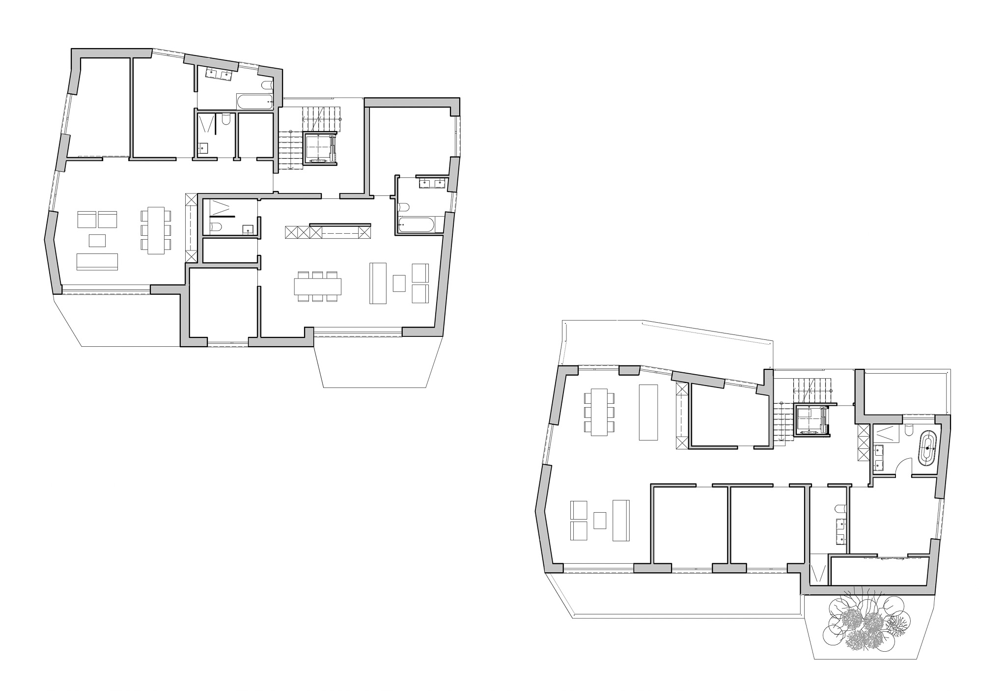 MFH Witikon II — Grundriss Obergeschosse