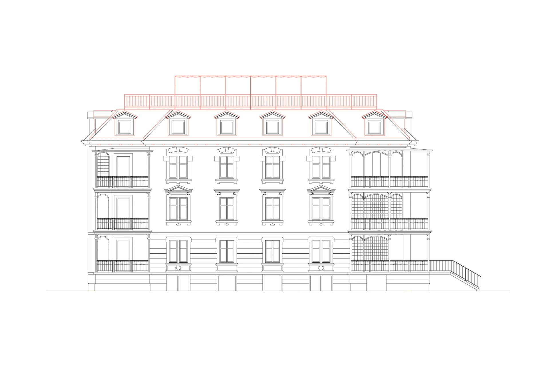 MFH Feldeggstrasse — Aufnahme