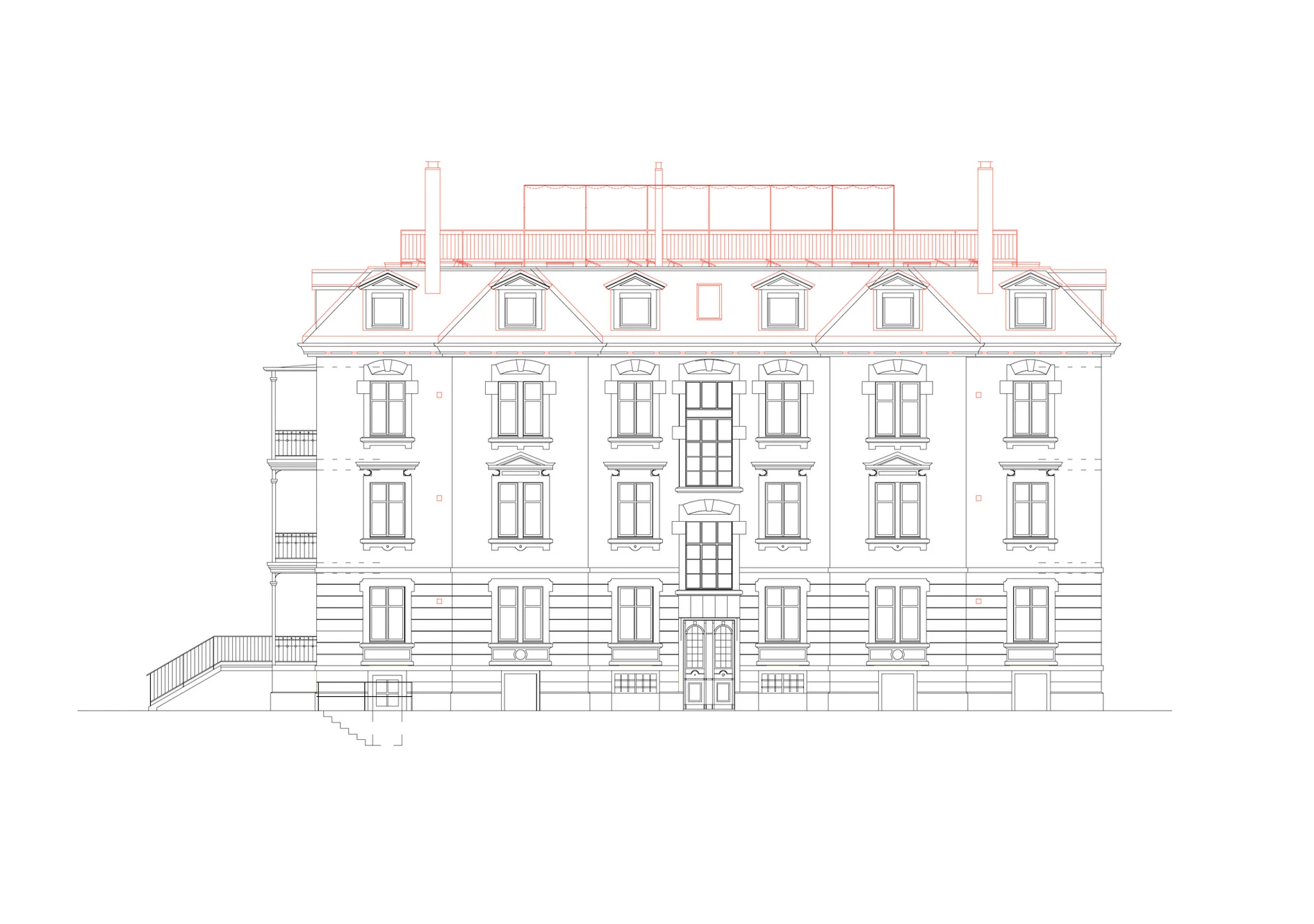 MFH Feldeggstrasse — Aufnahme