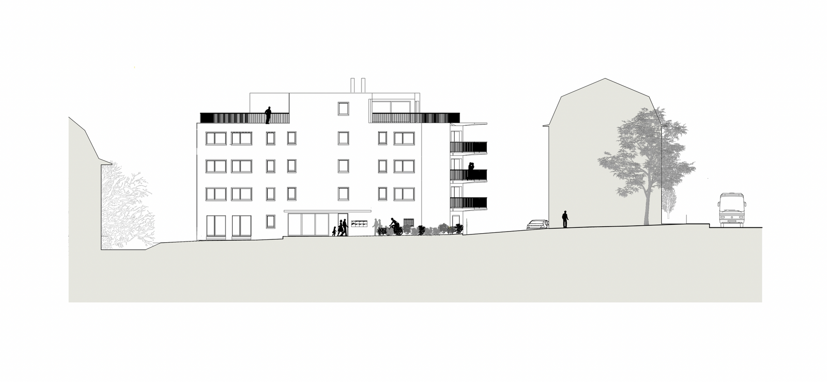 Westfassade